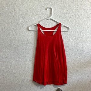 Red tank top